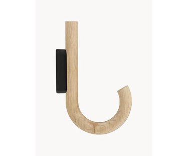 Eikenhouten wandhaak Umbrella, in verschillende formaten