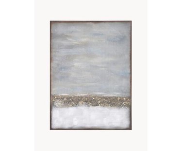 Handbeschilderd canvasdoek Abstract Horizon