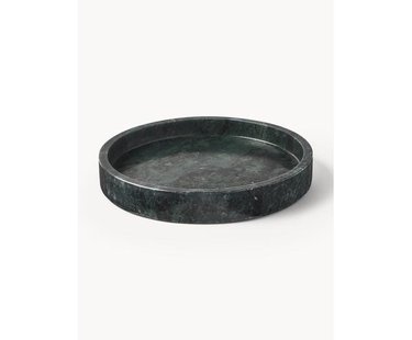 Rond decoratief dienblad Venice van marmer