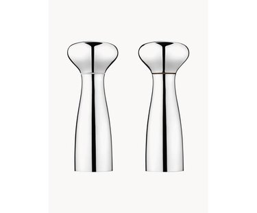 Zout- en pepermolen Alfredo van edelstaal, set van 2