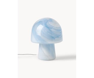 Kleine tafellamp Talia in marmerlook