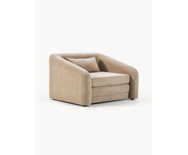 Beige slaapfauteuil Eliot