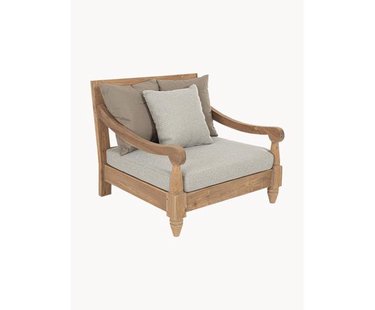 Tuin loungefauteuil Bali van teakhout