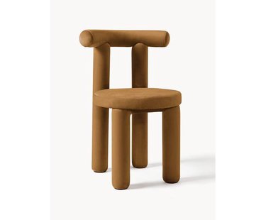 Fluwelen stoel Calan