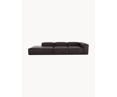 Modulaire XL chaise longue Lennon van gerecycled leer