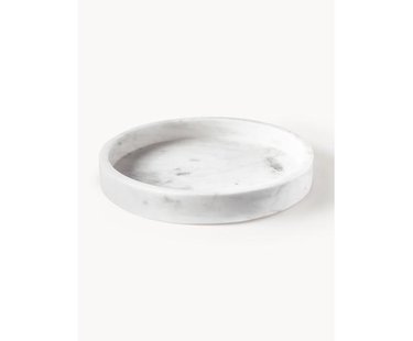 Rond decoratief dienblad Venice van marmer