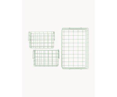 Metalen opbergmanden The Baskets, set van 3