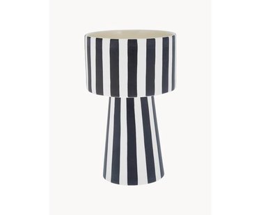 Handgemaakte plantenpot Toppu van keramiek, H 24 cm Handgemaakte plantenpot Toppu van keramiek, H 24 cm