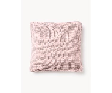 Gebreide kussenhoes Adalyn van biokatoen