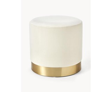 Fluwelen poef Orchid