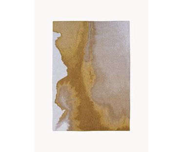 Platgeweven jacquard vloerkleed Lagoon