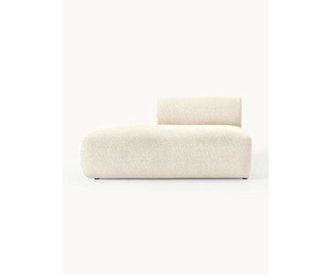 Modulaire boucl&eacute; chaise longue Sofia