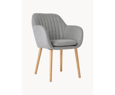 Armstoel Emilia met houten poten