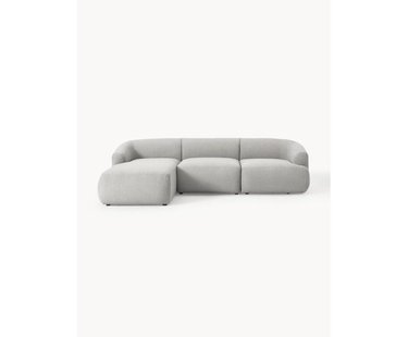 Modulaire boucl&eacute; hoekbank Sofia (3 zits)