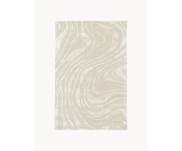 Glanzend hoogpolig vloerkleed Jimmy