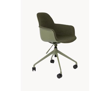 Boucl&eacute; bureaustoel Albert, in hoogte verstelbaar