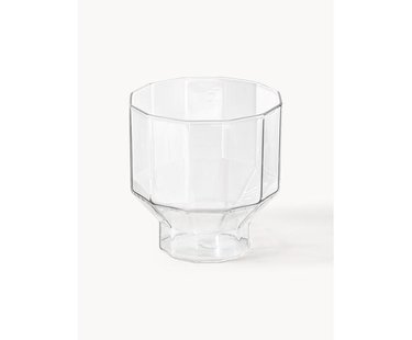 Mondgeblazen waterglazen Angoli, 4 stuks