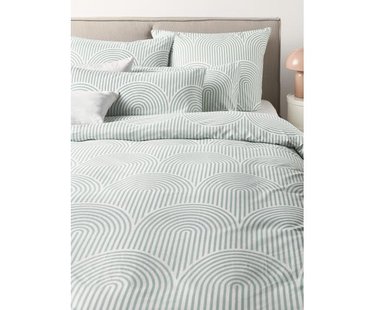 Katoenen dekbedovertrek Arcs