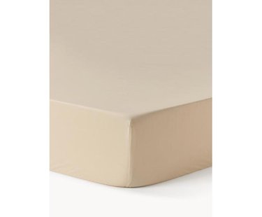 Topper hoeslaken Elsie, katoen perkal