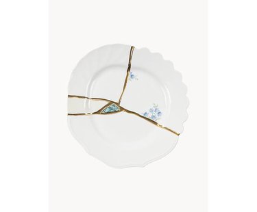 Porseleinen ontbijtborden Kintsugi