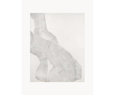 Handbeschilderde canvasdoek White Sculpture 1