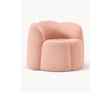 Boucl&eacute; loungefauteuil Fleur
