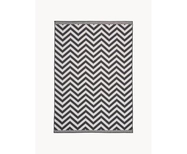 Omkeerbaar in- &amp; outdoor vloerkleed Palma met zigzagpatroon