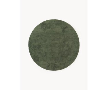 Pluizig rond hoogpolig vloerkleed Leighton