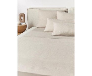 Gewassen linnen laken Airy