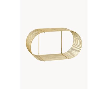 Metalen wandrek Curva, B 61 cm