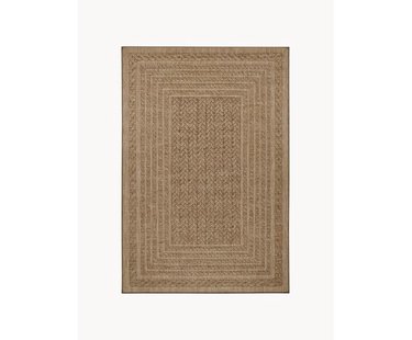 In- &amp; outdoor vloerkleed Limonero met jute-look