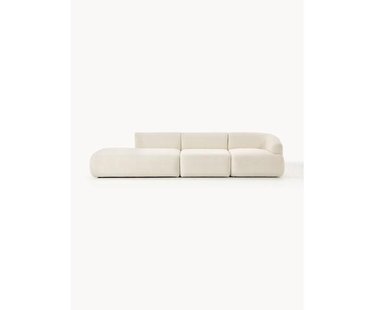 Modulaire XL chaise longue Sofia van teddy stof