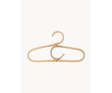 Kleerhanger Aranya van rotan, 4 stuks