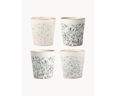 Handgemaakte XS beker 70&#039;s, 4-delig