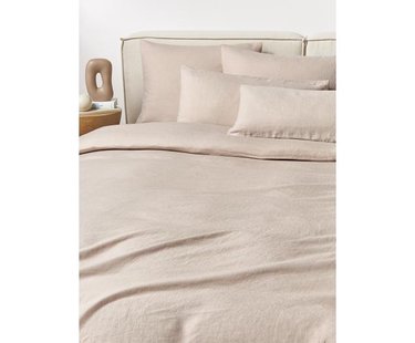 Gewassen linnen dekbedovertrek Airy
