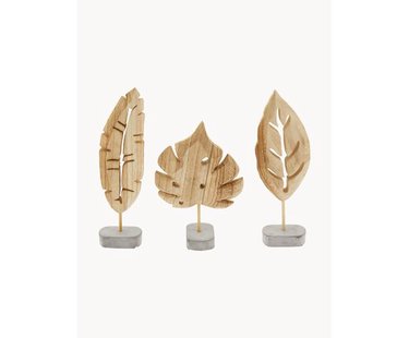 Decoratieve objecten blad, set van 3