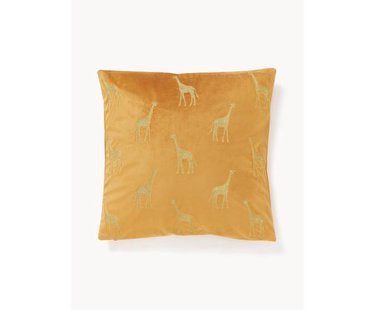 Geborduurde fluwelen kussenhoes Elefco