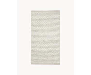 Handgeweven wollen vloerkleed Pebble