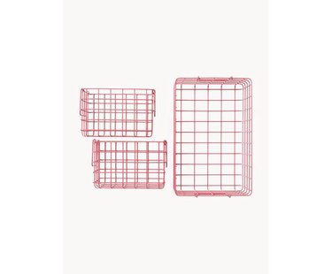 Metalen opbergmanden The Baskets, set van 3