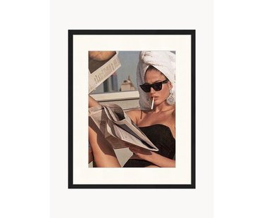 Ingelijste foto My Morning Paper