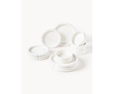 Porseleinen serviesset Maira, 4 personen (12-delig)