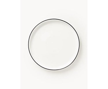 Porseleinen ontbijtborden Facile, 2 stuks