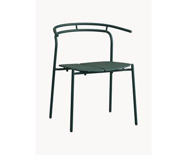 Metalen tuinstoel met armleuningen Novo