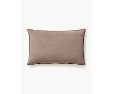 Groot corduroy bankkussen Lennon, 50 x 80 cm