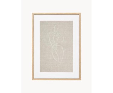 Ingelijste digitale print Even Stronger Woman