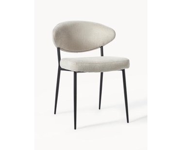 Gestoffeerde stoelen Adele, 2 stuks