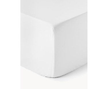 Boxspring hoeslaken Elsie, katoen perkal