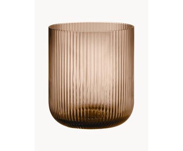 Windlicht Ven met groefreli&euml;f