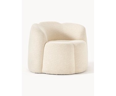 Boucl&eacute; loungefauteuil Fleur