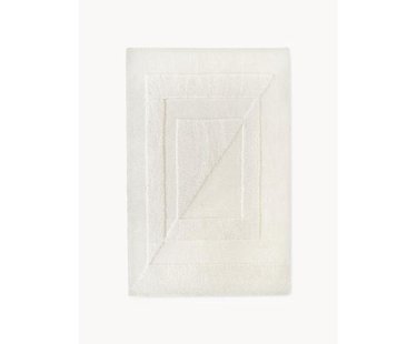 Fluffy hoogpolig vloerkleed Zion met verhoogde hoog-laag structuur